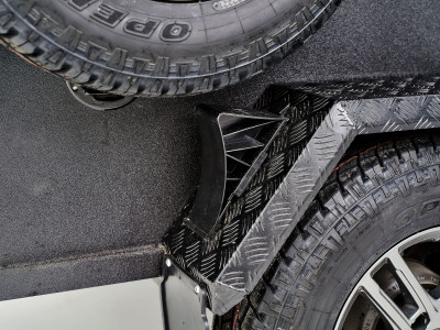 Guardabarros de aluminio