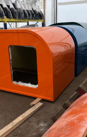 De sterkte en schoonheid van de eendelige glasvezel cabine-romp